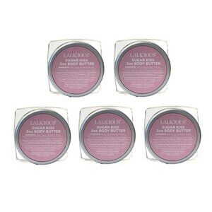 Lalicious 5pc Sugar Kiss Body Butter Travel Size 0.5 Oz/ 15mL Brand New Sealed -
